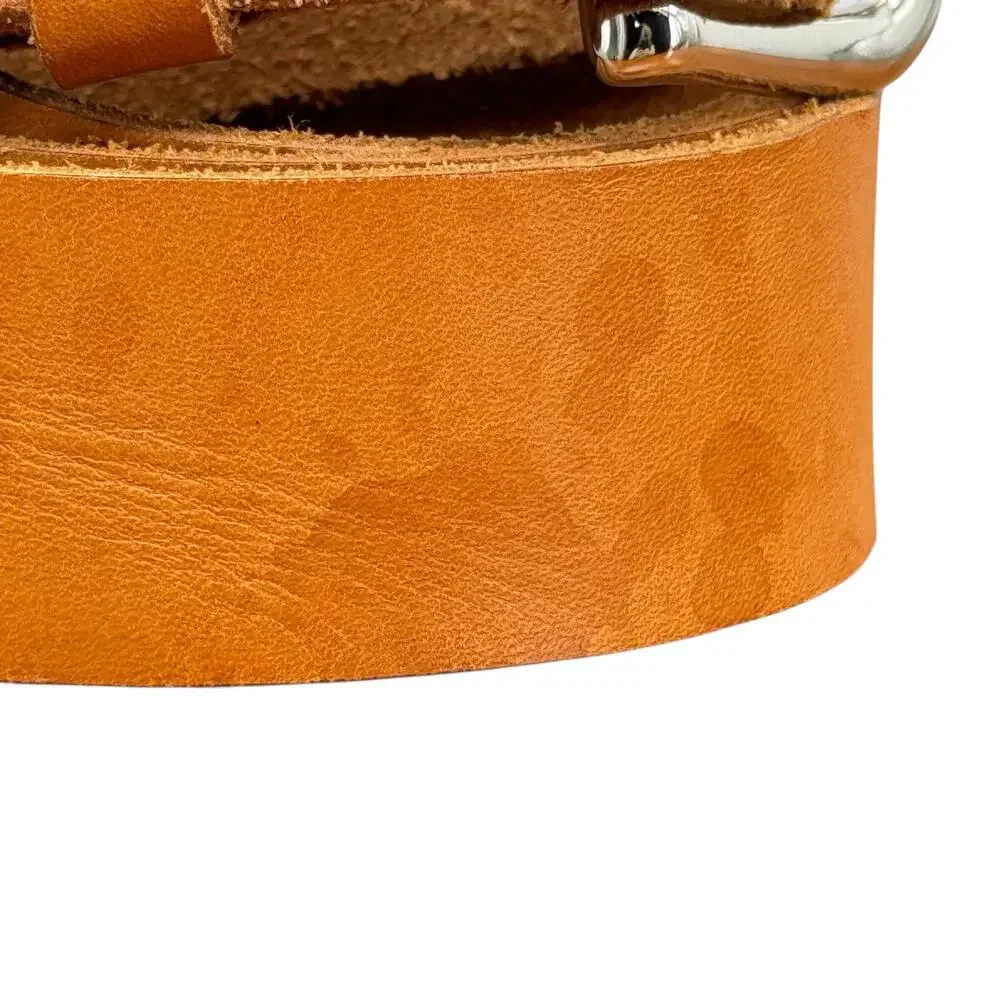 Leather Works Minneapolis Rustic Leather Belt SZ 42 Mens Brown Western Workwear